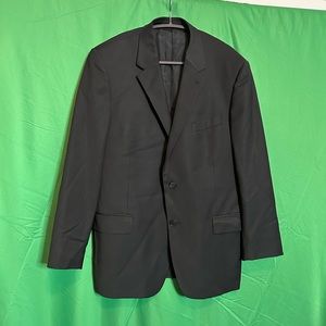 CALVIN KLEIN COLLECTION runway Italian black blazer jacket wool
